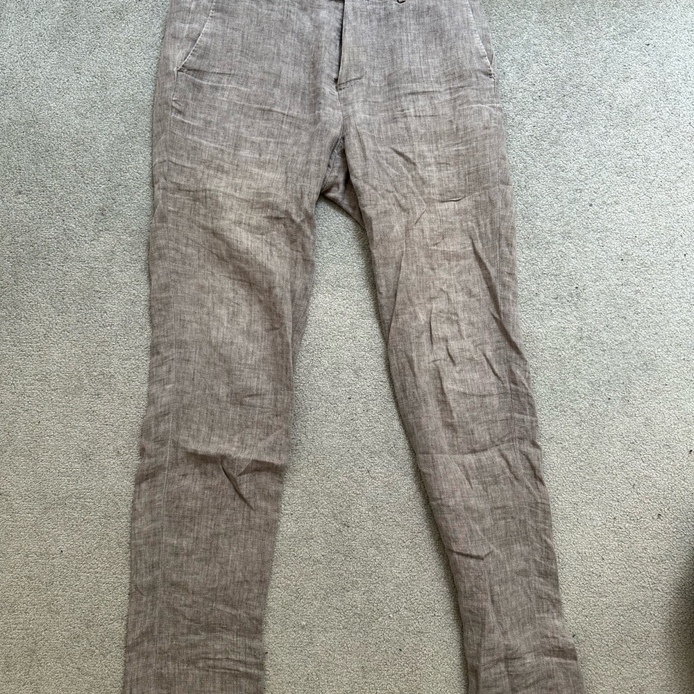 Men's Tan Pants Massimo Dutti